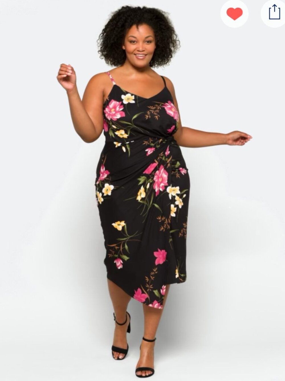 Nine Britton Vivienne Midi Knit Dress - Black 2X - Stitch Fix NWT - Super Soft